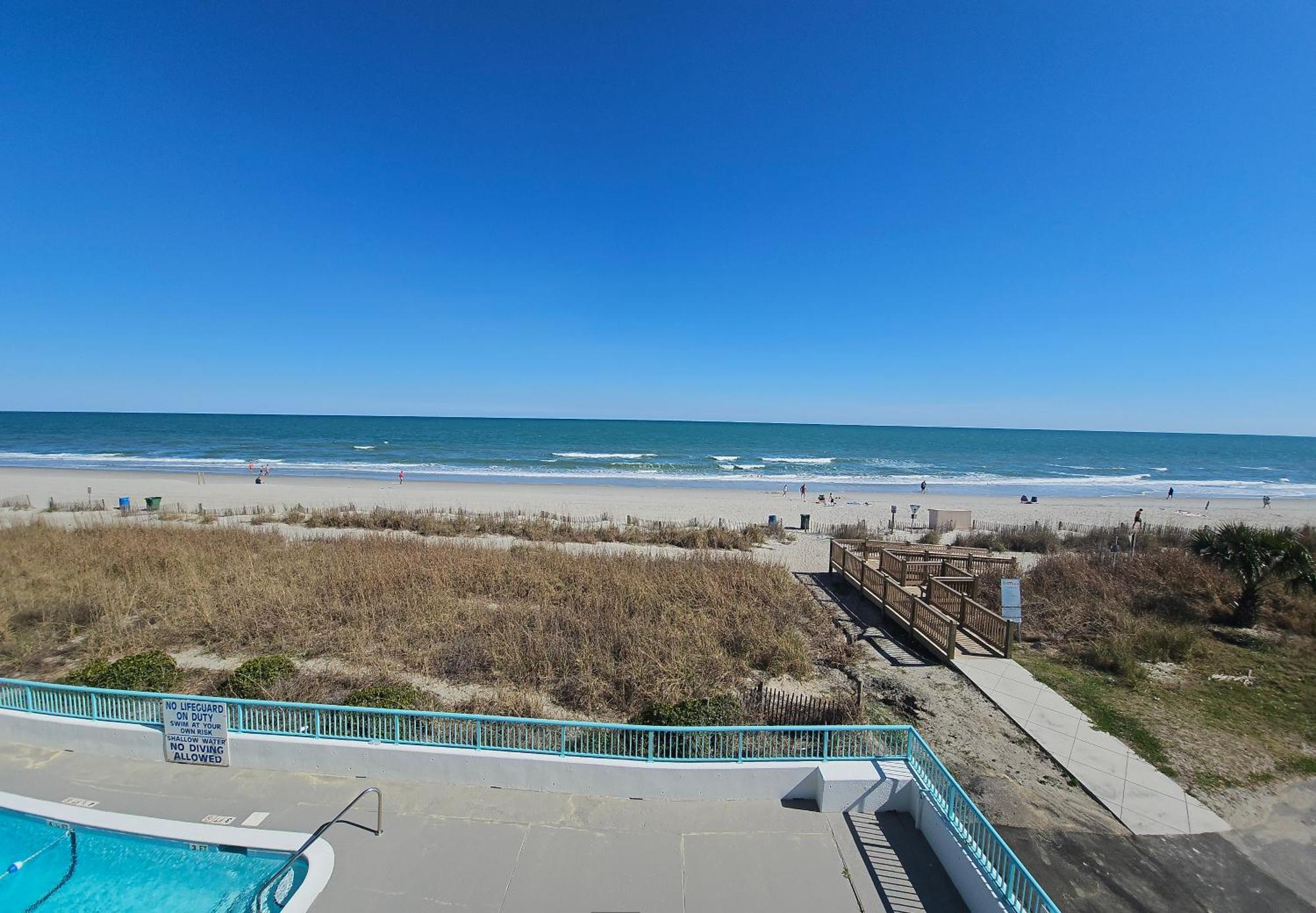 Southern Breeze Ocean Front Hotel Myrtle Beach Buitenkant foto